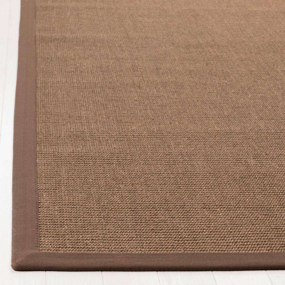 Natural Fiber NF441 Power Loomed Indoor Accent Rug - Brown/Brown - 2'6"x4' - Safavieh.