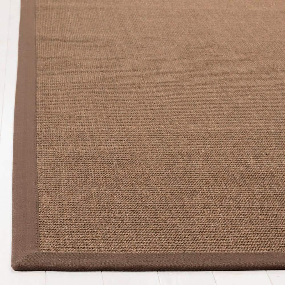 Natural Fiber NF441 Power Loomed Indoor Accent Rug - Brown/Brown - 3'x5' - Safavieh.