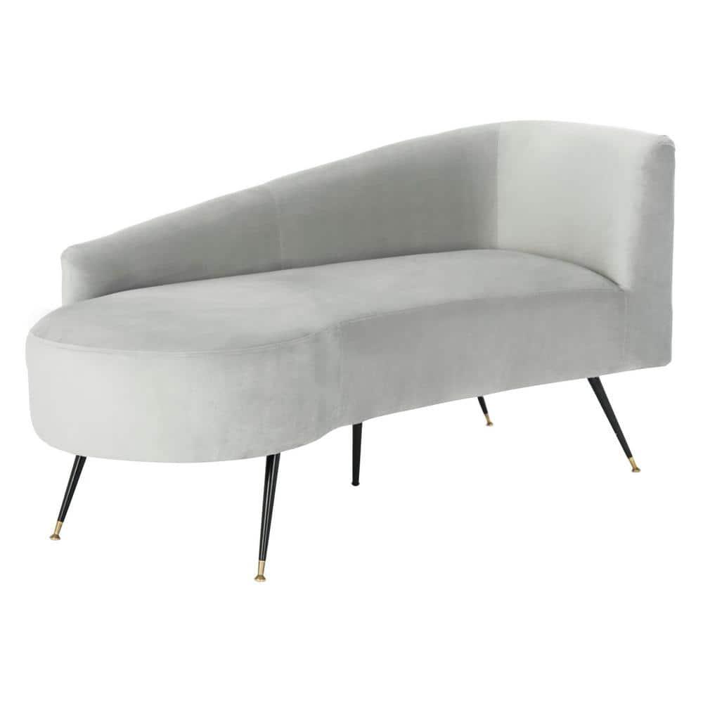 Evangeline Parisian Settee - Grey/Black - Safavieh.