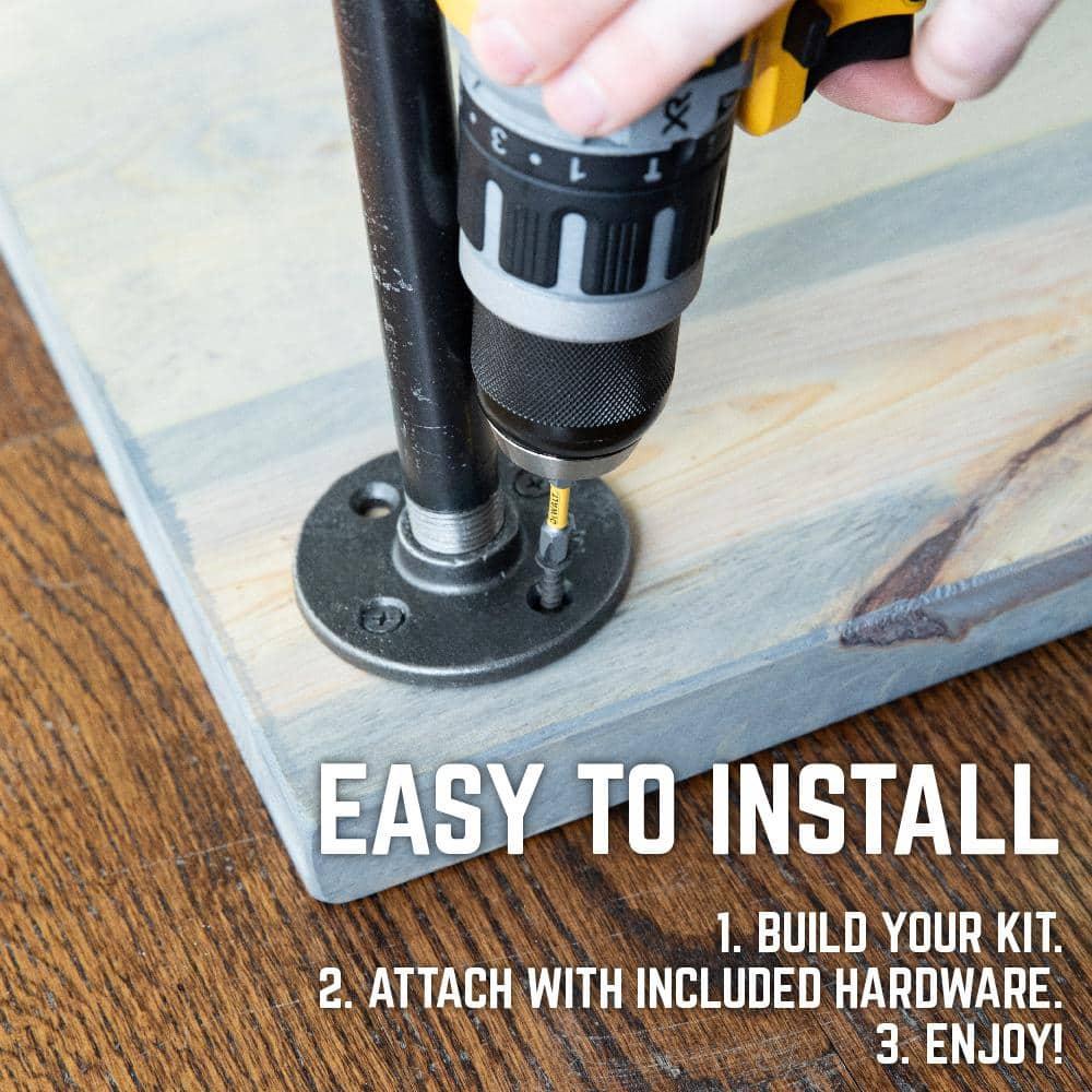 48 In. x 16 In. X 1.25 In. Live Edge Solid Console Table Wood Top