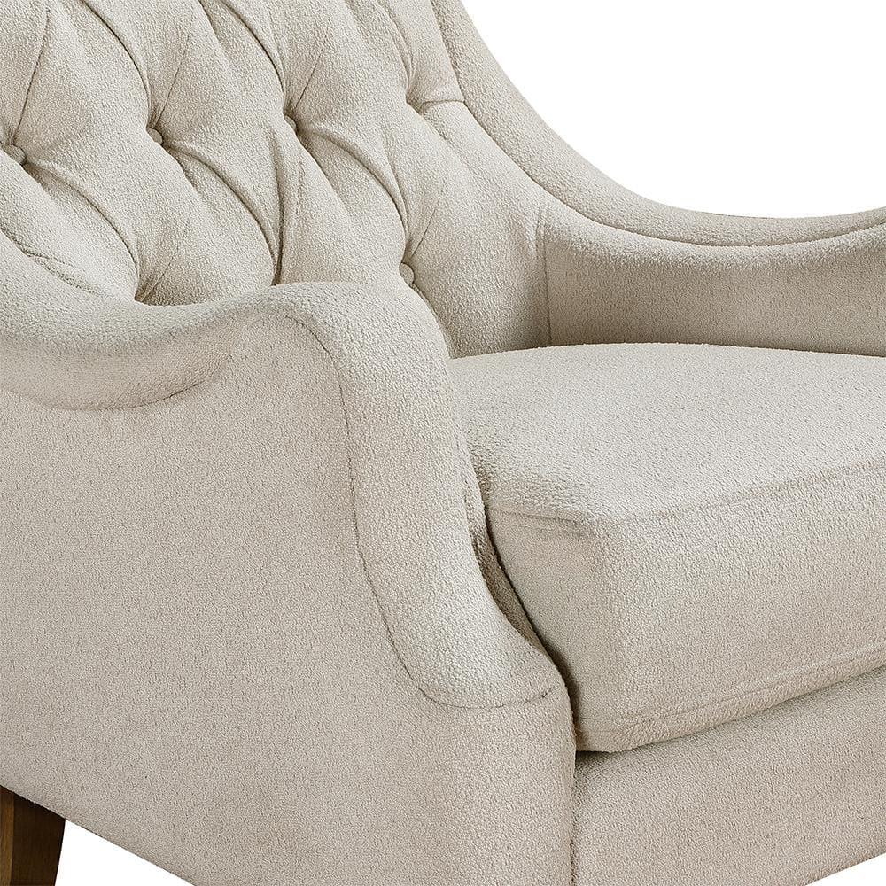 Lexicon Stella Boucle Accent Chair in Beige
