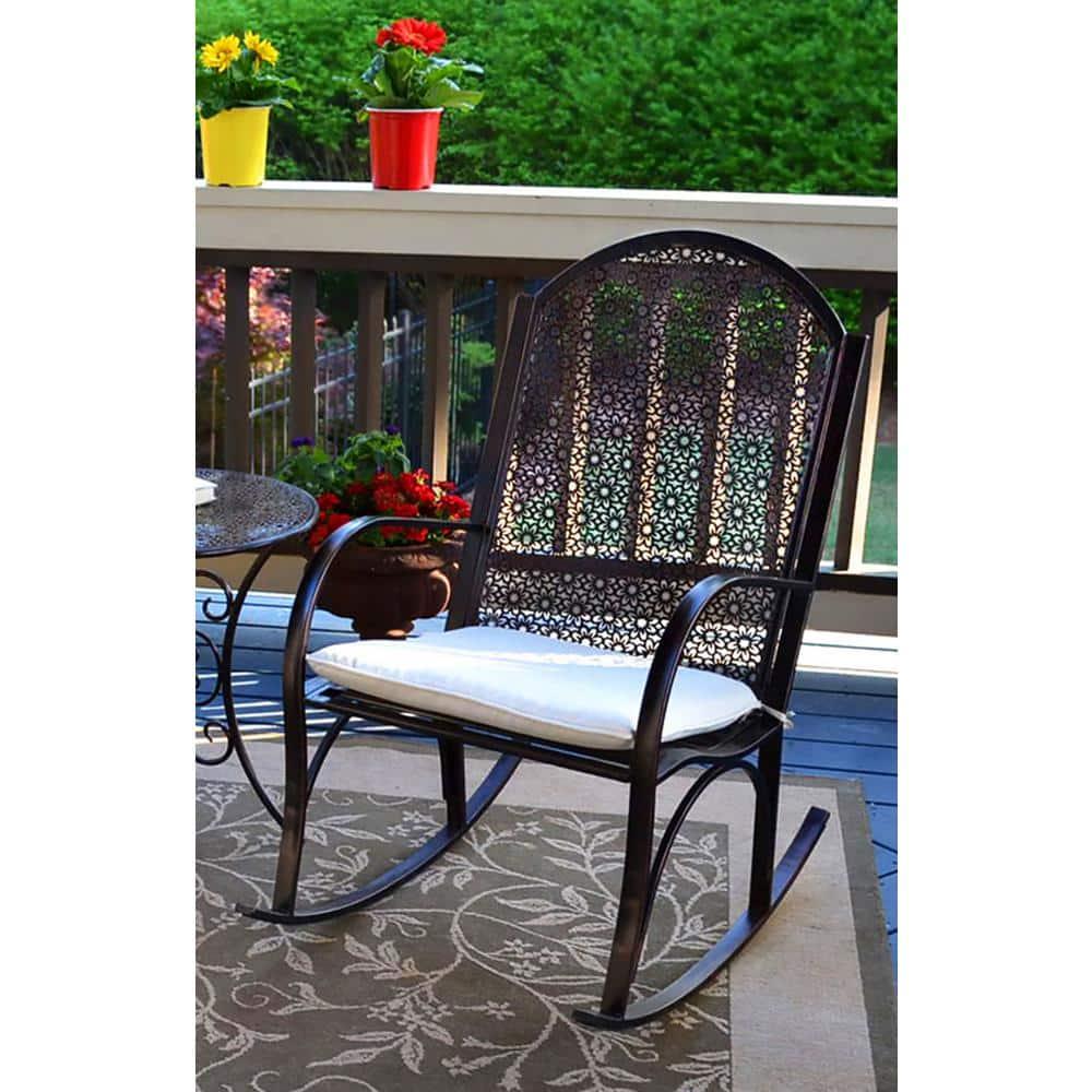 Tortuga Outdoor Garden Rocker - Oiled Copper Finish