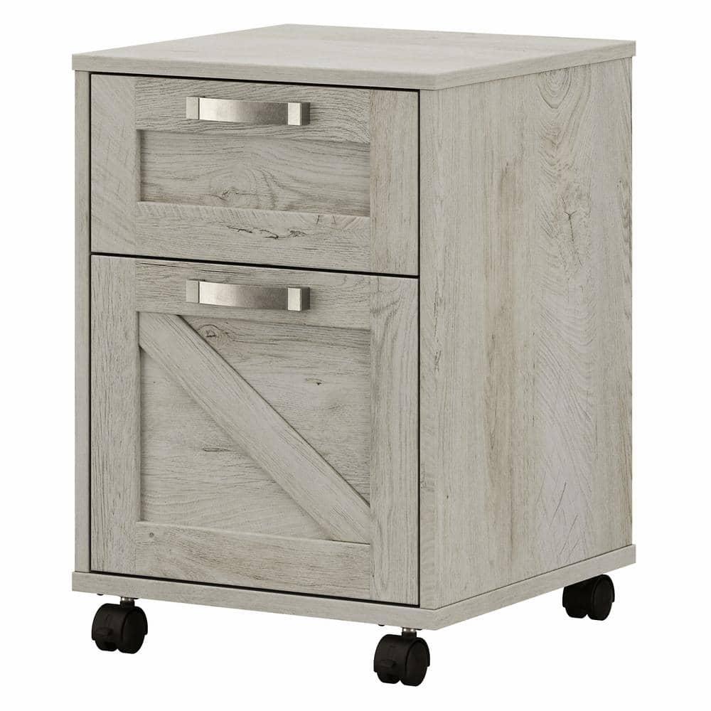 Cowden 16"W 2 -Drawer Mobile Vertical Filing Cabinet