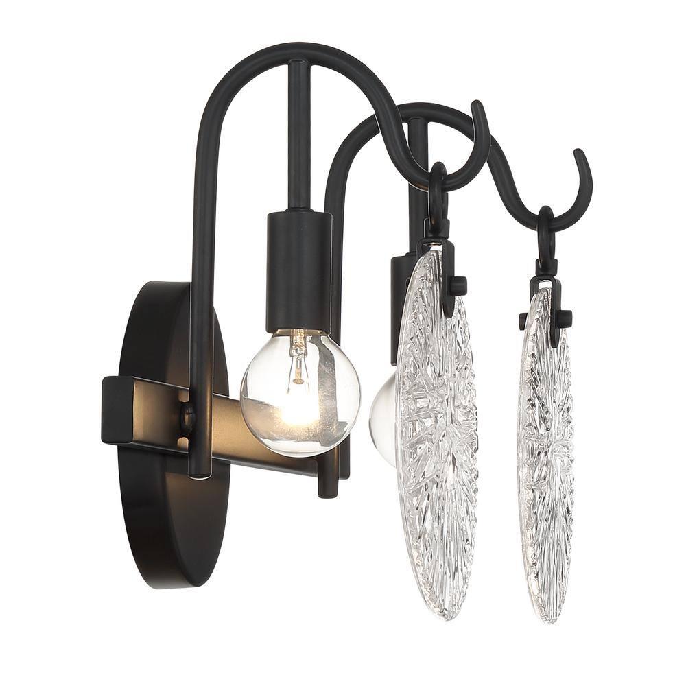 Savoy House Addison 2 - Light Vanity in  Matte Black