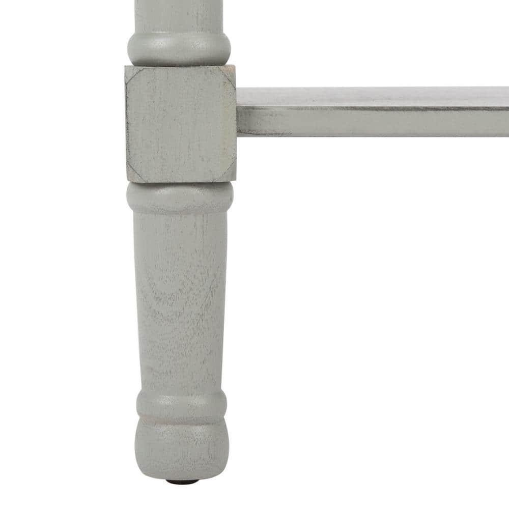 Ryder 1 Drawer Accent Table - Distressed Grey - Safavieh