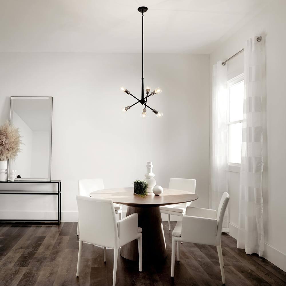 Kichler Lighting Armstrong 6 - Light Chandelier in  Black