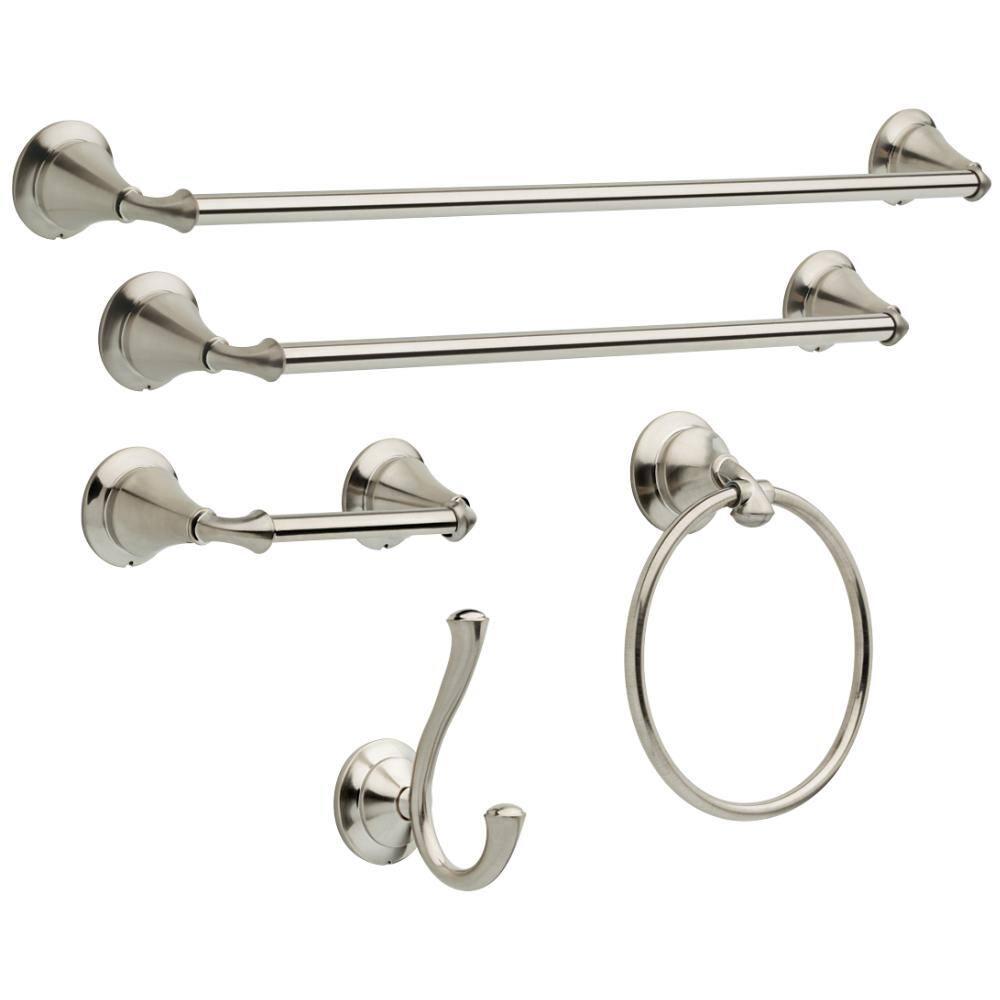 Linden™ Wall Mount Pivot Arm Toilet Paper Holder Bath Hardware Accessory