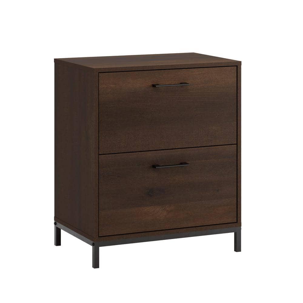 2 Drawer North Avenue Lateral File Cabinet Smoked Oak - Sauder