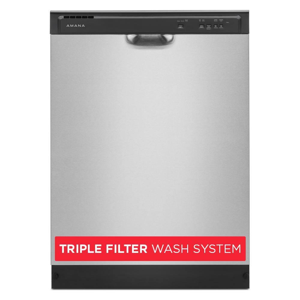 Amana ADB1400AMS Lavavajillas Empotrado con Mando Delantero, 59 dB