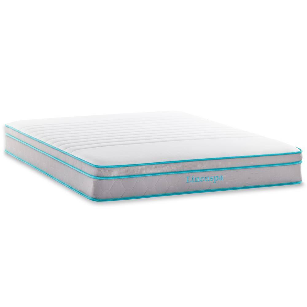 Linenspa Essentials Linenspa Essentials 10 In. Medium Gel Memory Foam Hybrid Mattress