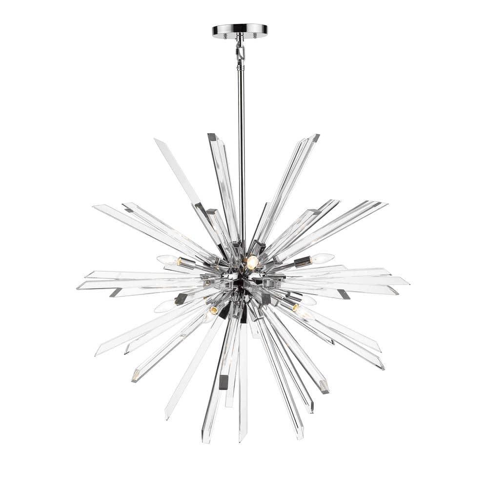10 Light Chandelier In Modern Style 41.5 Inches Wide By 39 Inches High Z-Lite 4003-10Ch