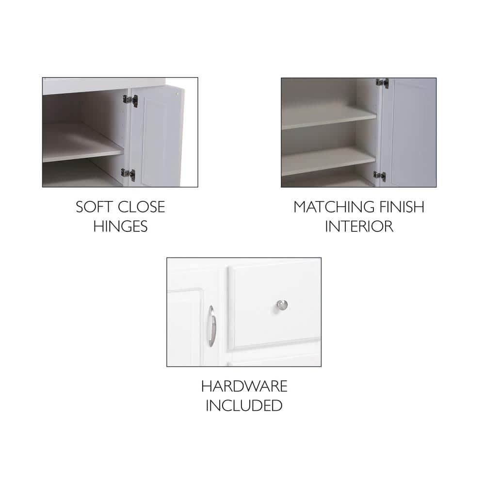 Brookings 24 Inch Bathroom Vanity, Ready to Assemble, Solid Wood, Sherwin Williams – Design House, 587063