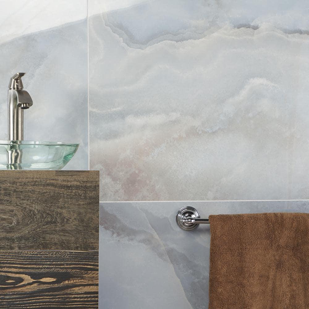 24" x 47" Porcelain Marble Look Wall & Floor Tile (15.49 Sq. Ft. / case)