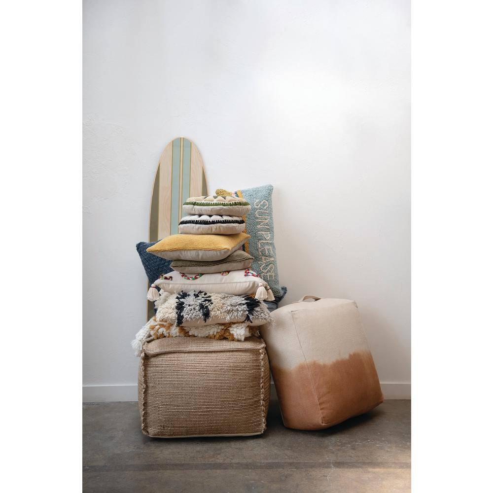 Storied Home Lacquered Wood Surfboard Wall Decor: Modern Beachfront Style, Hangs Vertically or Horizontally