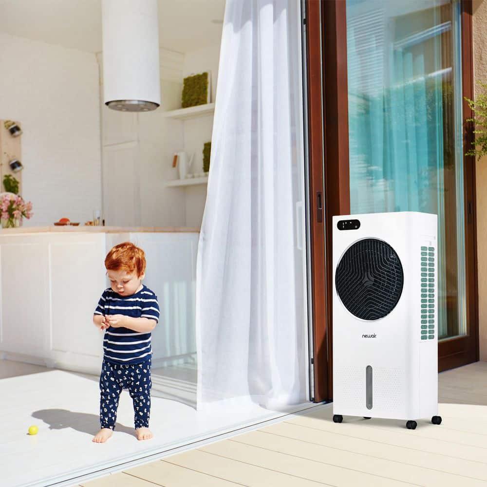 Newair Newair Evaporative Air Cooler and Portable Cooling Fan, 1600 CFM, Remote Control and Timer
