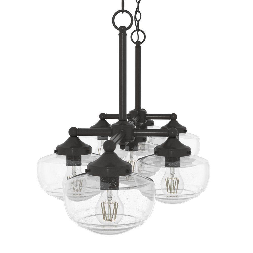 Saddle Creek 7 - Light Kitchen Island Linear Pendant