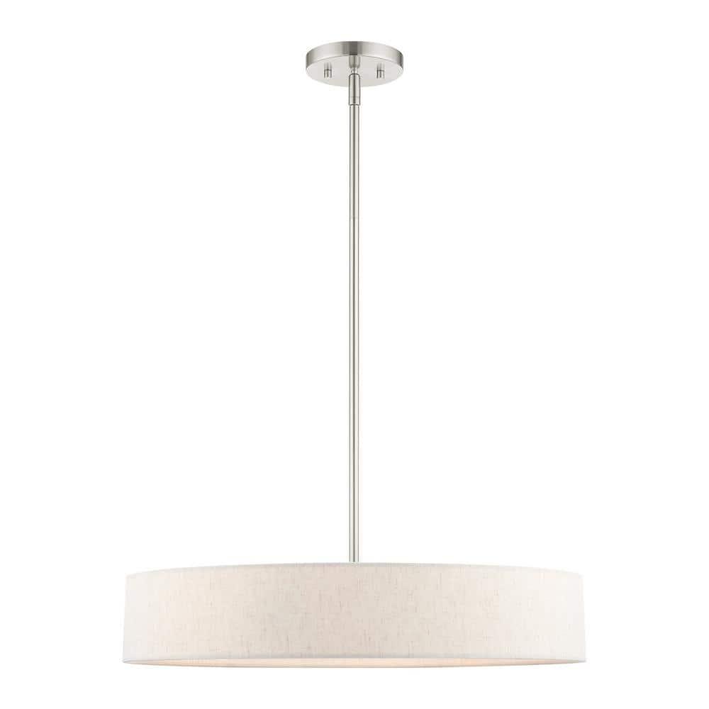 Livex Lighting Venlo 4 - Light Pendant in  Brushed Nickel