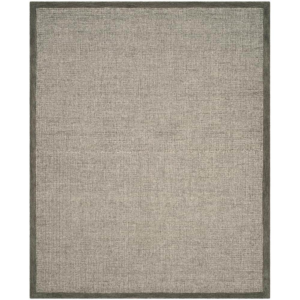Abstract ABT220 Handmade Indoor Area Rug - Sage/Ivory - 8'x10' - Safavieh