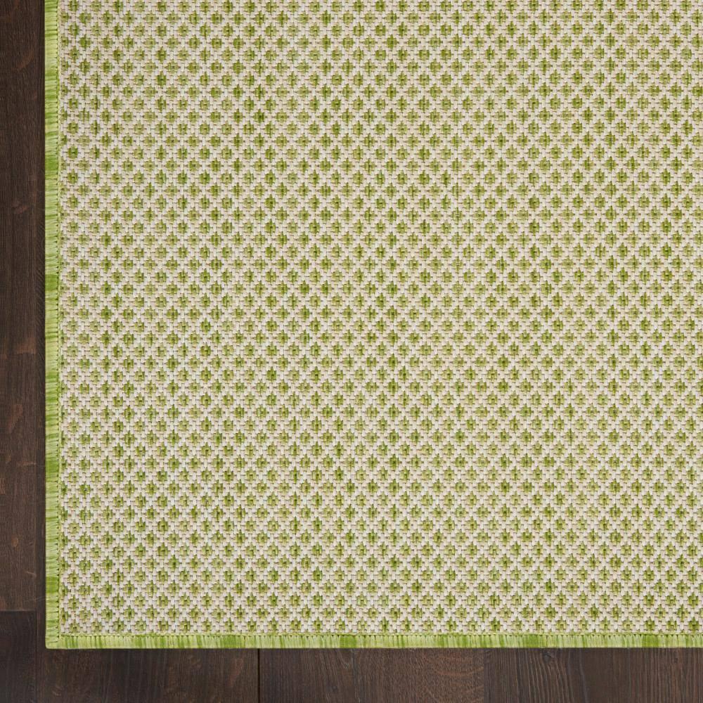Nourison Courtyard COU01 Indoor/outdoor Area Rug - Ivory Green 6' x 9'