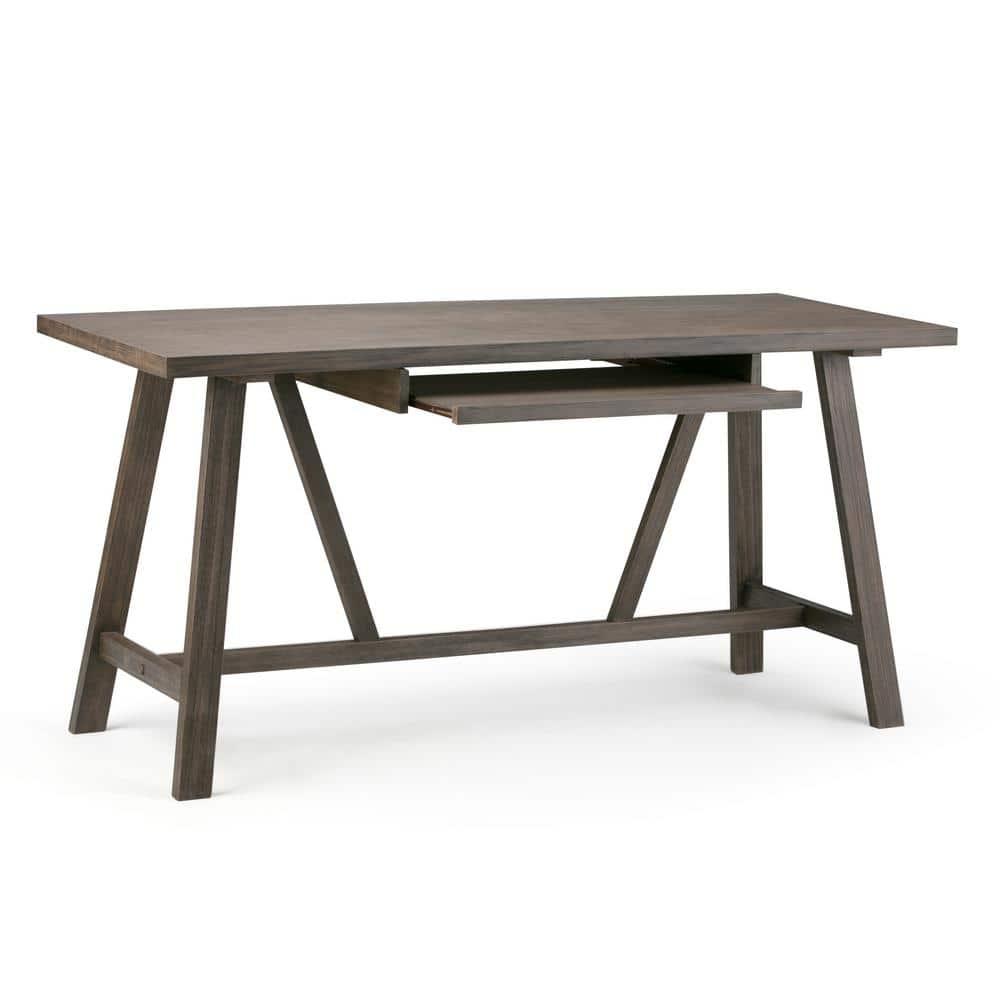Simpli Home Dylan Solid Wood Desk