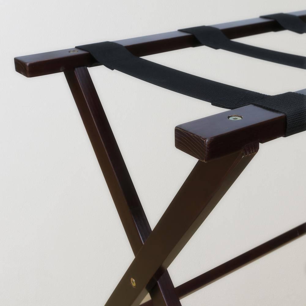 ROTSEN FURNITURE LLC. Heavy Duty Solid Wood Extra Wide Luggage Rack