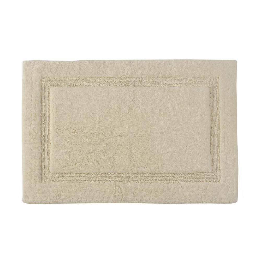 Saffron Fabs Bath Rug Solid Color, Textured Border, Pattern Regency, Assorted Colors and Sizes