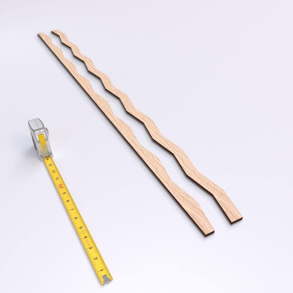Ekena Millwork Eastport Adjustable Wood Decorative Slat Wall Panel Kit