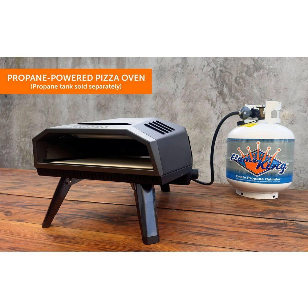 Flame King Flame King TANUR 12-inch Portable Outdoor Propane Pizza Oven for Camping and Outdoor Cooking