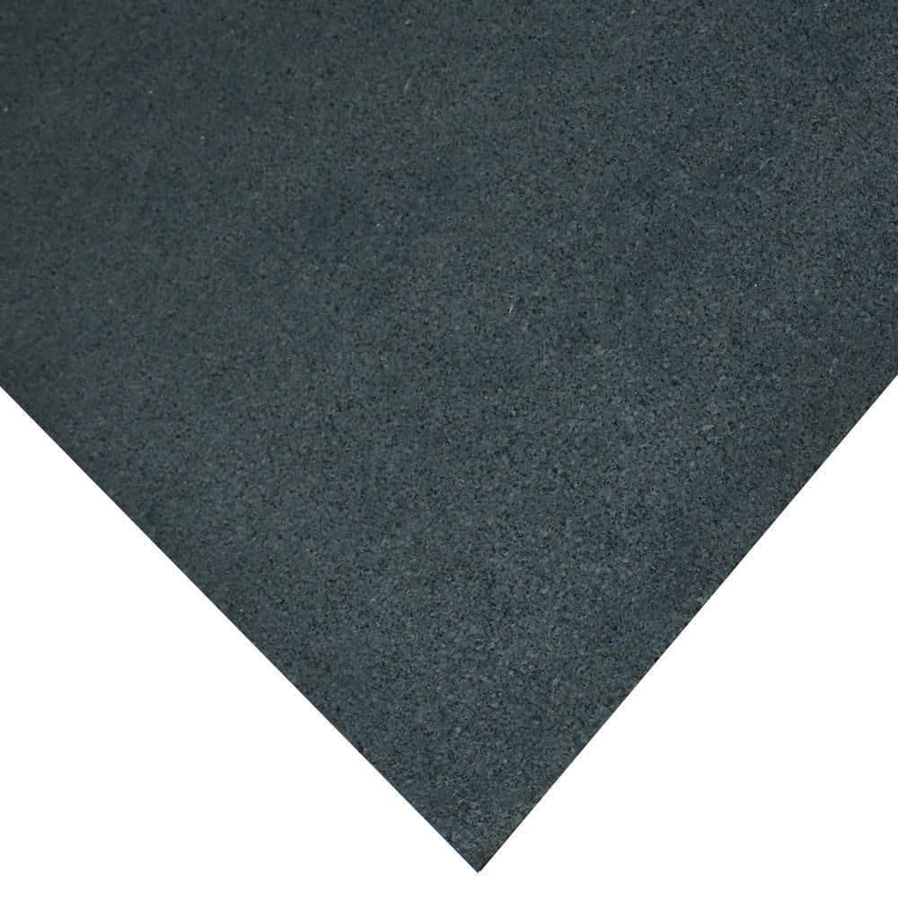 Rubber-Cal, Inc. "ReUz" Rubber Flooring Rolls - Black