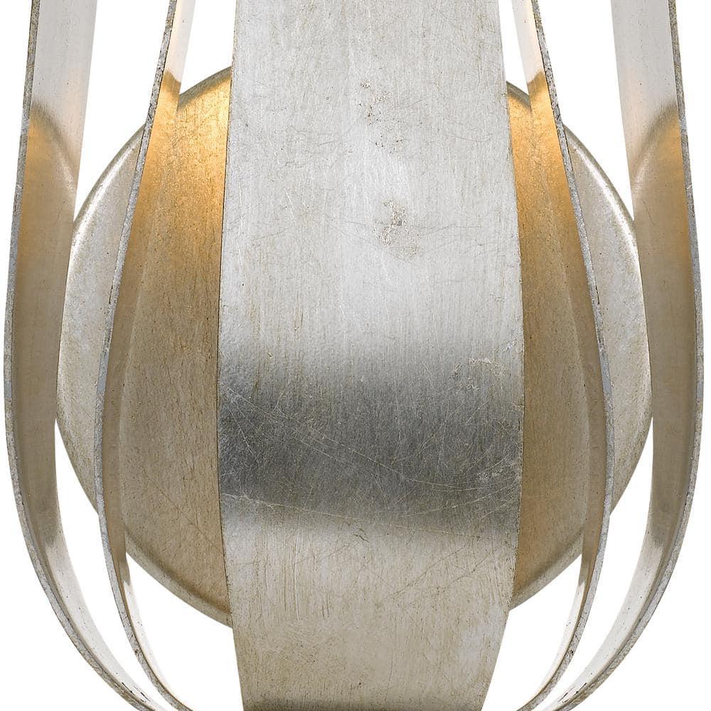 Crystorama Lighting Broche 1 - Light Sconce in  Antique Silver