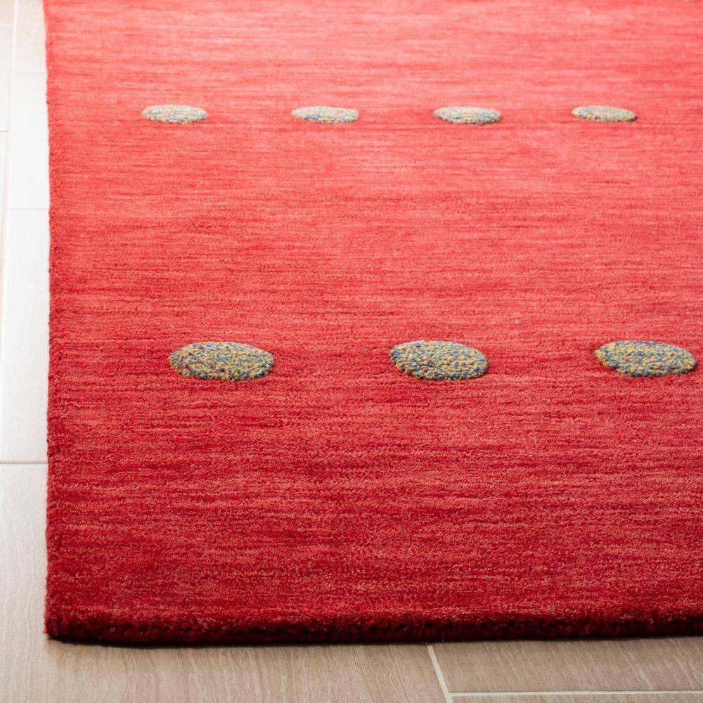 Himalaya HIM590 Handmade Area Rug - 4'x6' - Red - Safavieh