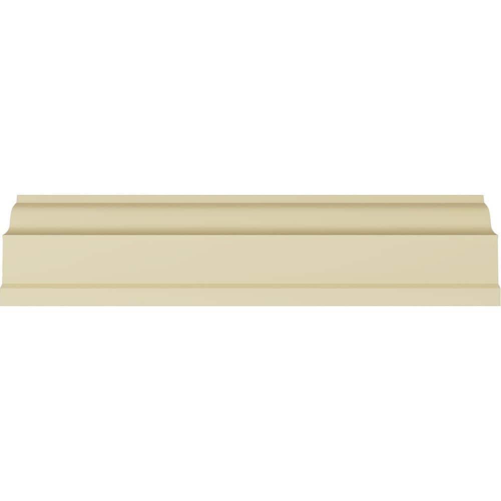 Ekena Millwork 4 1/8"H x 2 3/8"P x 4 7/8"F x 94 1/2"L, (2 3/4" Repeat), Robin Crown Moulding