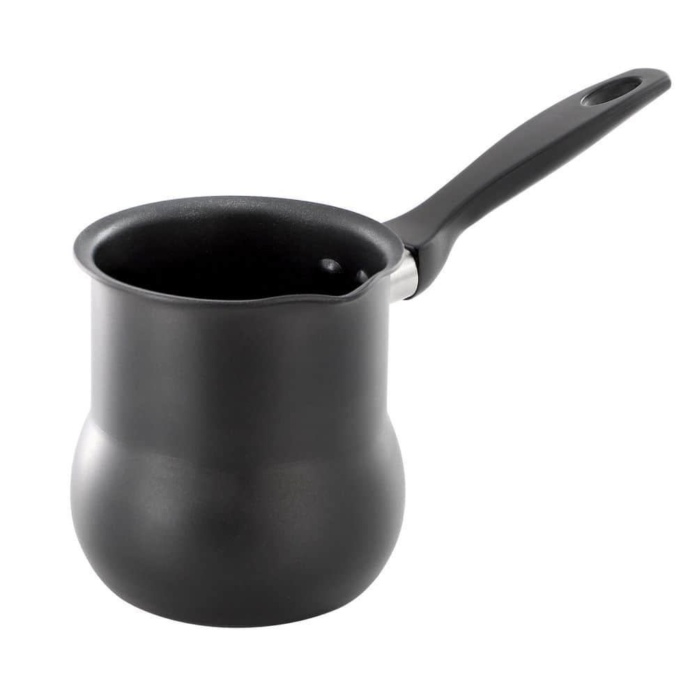 Better Chef Better Chef 0.45 Quart Aluminum Nonstick Turkish Coffee Warmer in Black with Cool Touch Handle