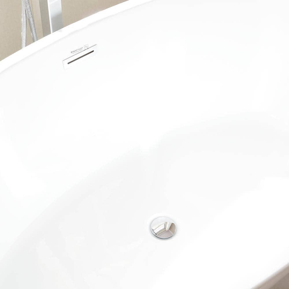 Freestanding Soaking Acrylic Bathtub