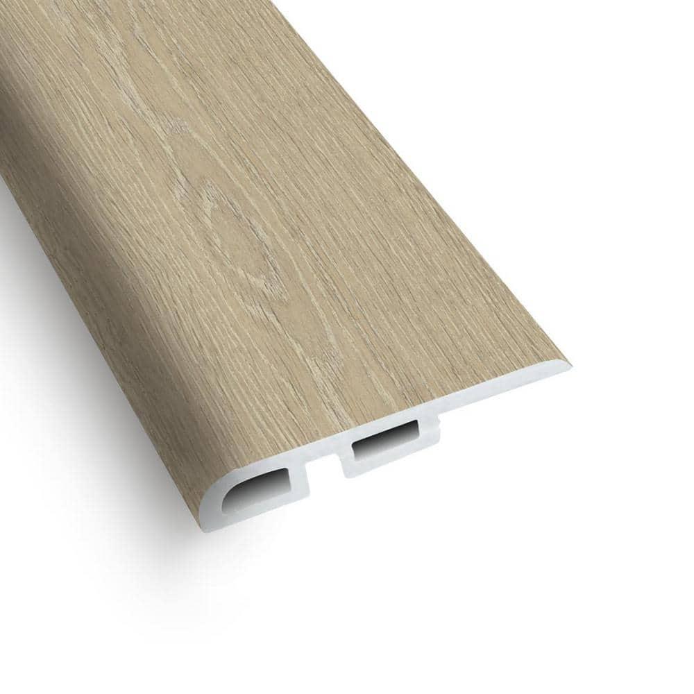 Waterproof Light Brown Vinyl Wood Look Flush Reducer