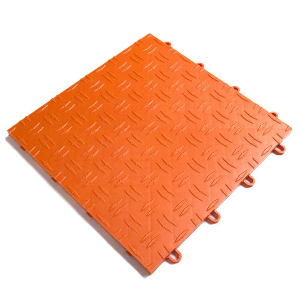 Diamond MotorDeck 12'' W x 12'' L Garage Flooring Tiles in Black