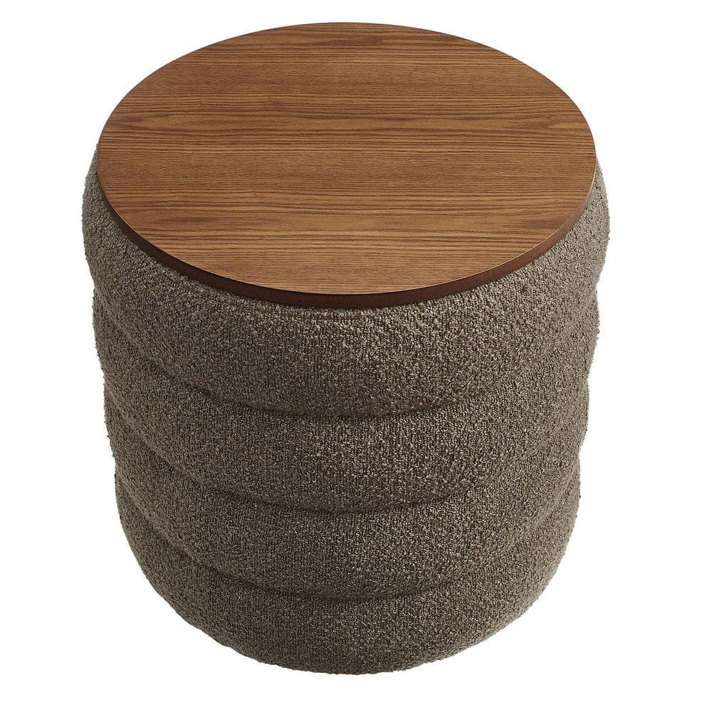 Modway Modway Mezzo 17.3" Wide Round Storage Ottoman