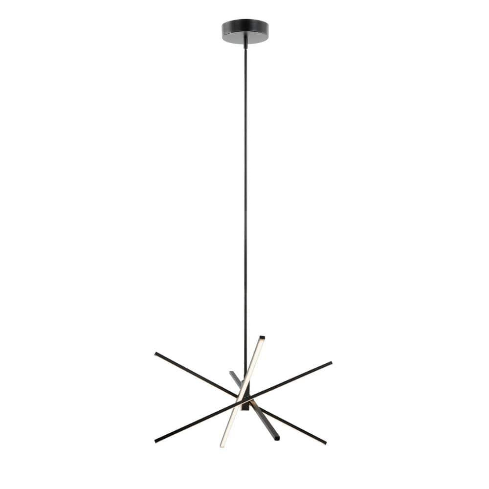JAXP24L30D1BK-AFX-Jaxx - 4 Light Pendant-Black Finish