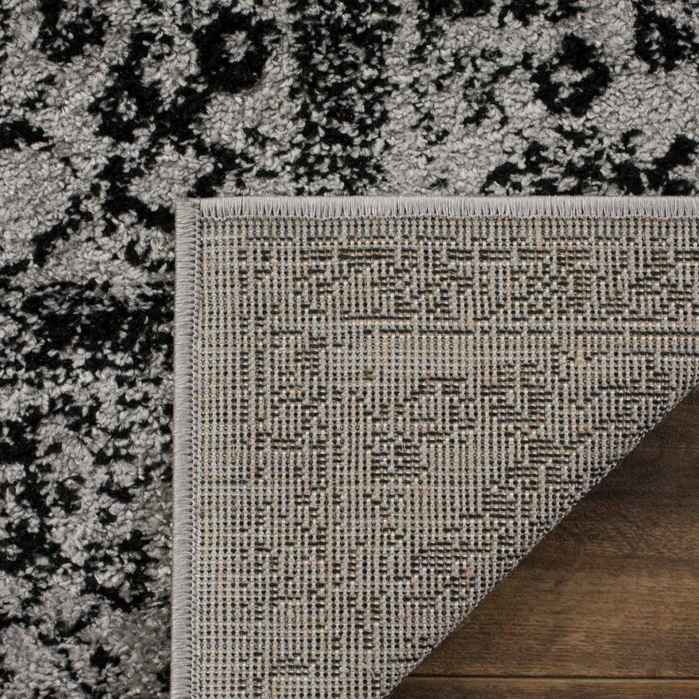 SAFAVIEH Adirondack Wyatt Distressed Area Rug, Grey/Black, 12' x 18'