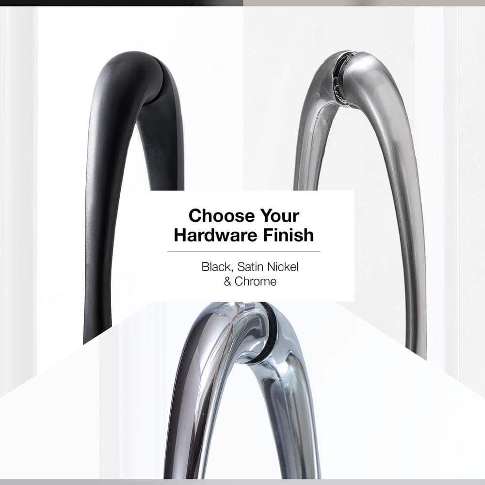 OVE Decors Breeze 44 in. Round Shower Kit w/ Clear, Base, Wall