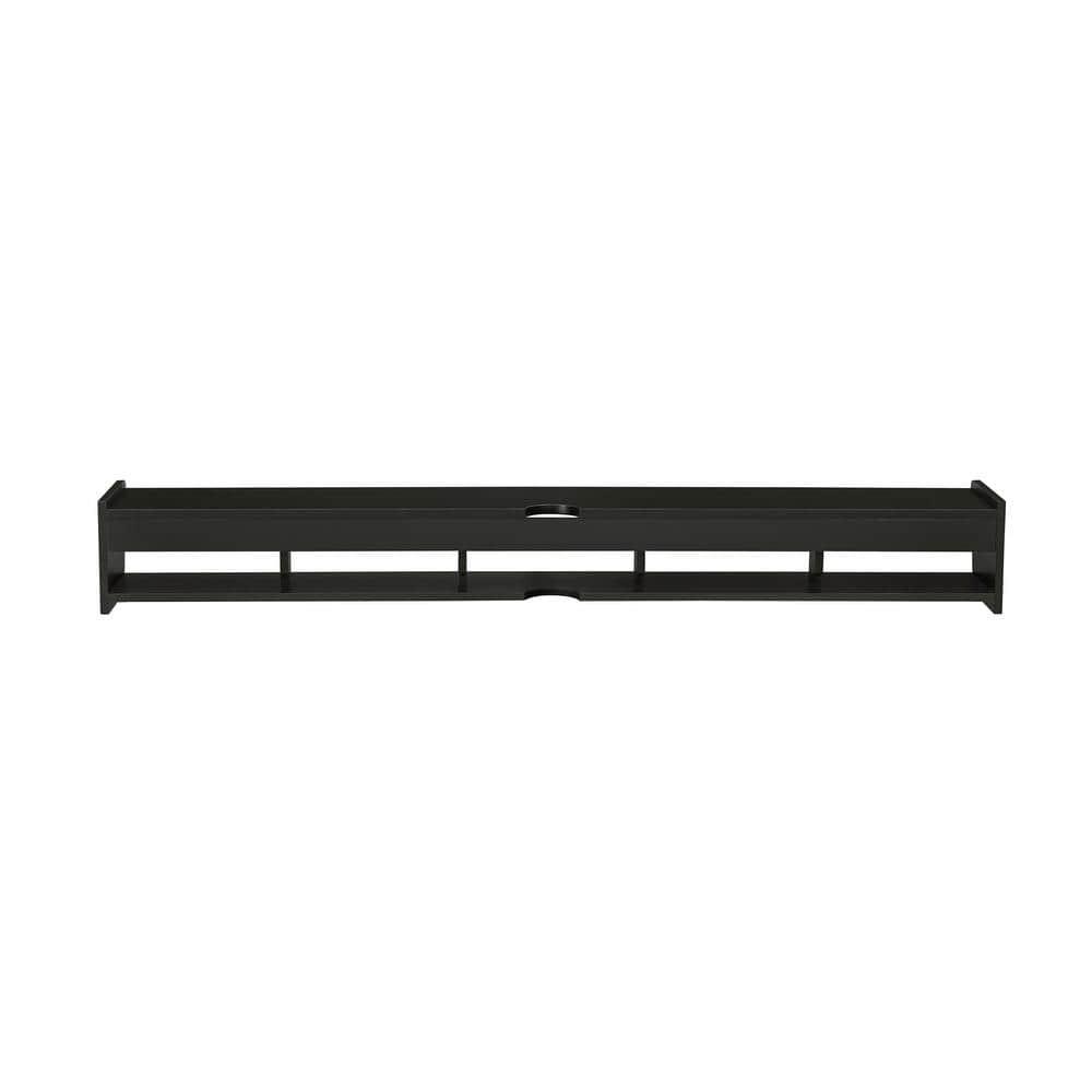 Walker Edison Minimalist Floating TV Stand for TVs up to 70”, Solid Black