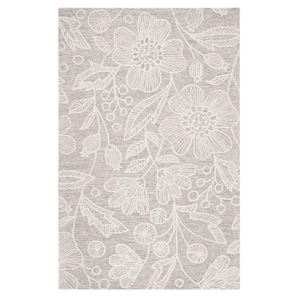 Jardin JAR727 Hand Tufted Area Rug - Natural/Ivory - 4'x6' - Safavieh.