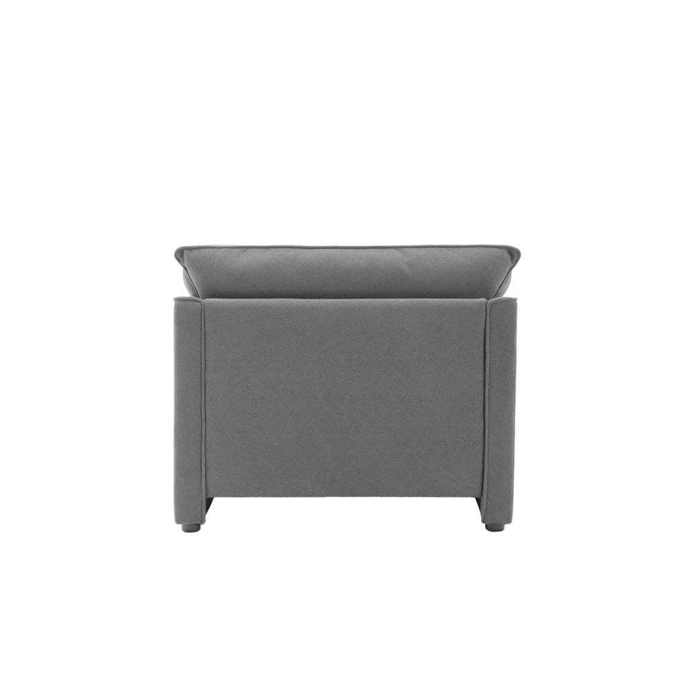 CHORLENIMI Modern Chenille Oversized Armchair | Wayfair