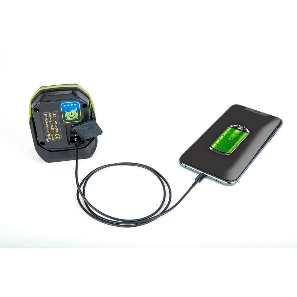 PowerSmith 800 Lumen Rechargeable Hand-Held Flashlight, LED Spot and Flood Light