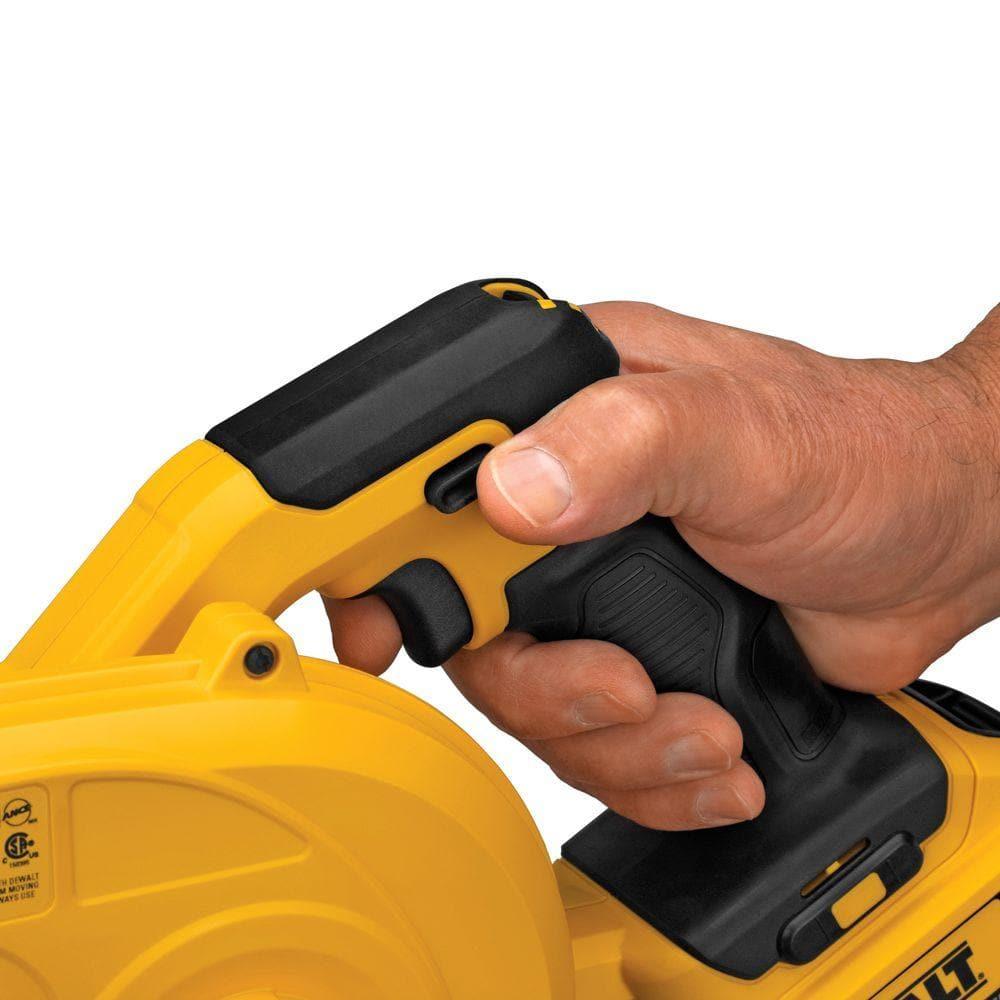 DEWALT 20V Yellow and Black Cordless Handheld Blower
