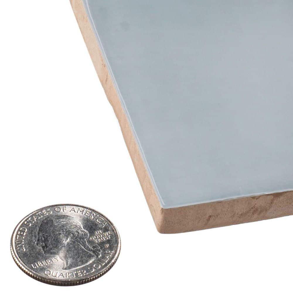 Andova Fion 4-in. Mediterranean-Inspired Glossy Ceramic Wall Tile