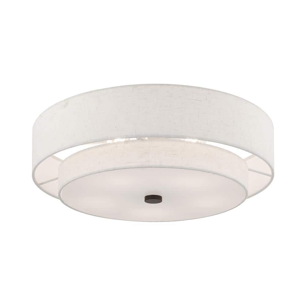 Livex Lighting Meridian 5 - Light Semi-Flush Mount in  English Bronze