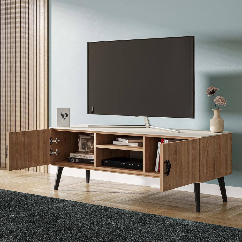 George Oliver Haley 55.10" Mid-Century Modern TV Stand | Wayfair