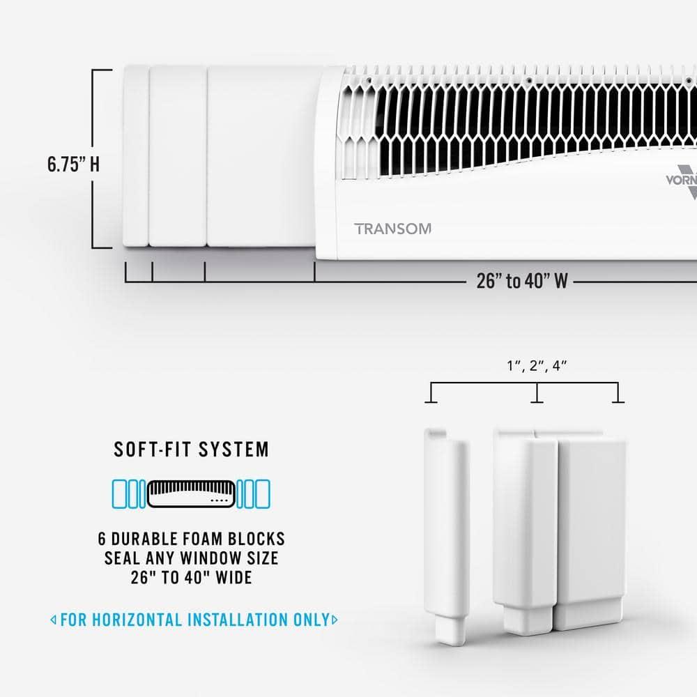 Vornado Vornado TRANSOM Window Fan with Reversible Exhaust Mode
