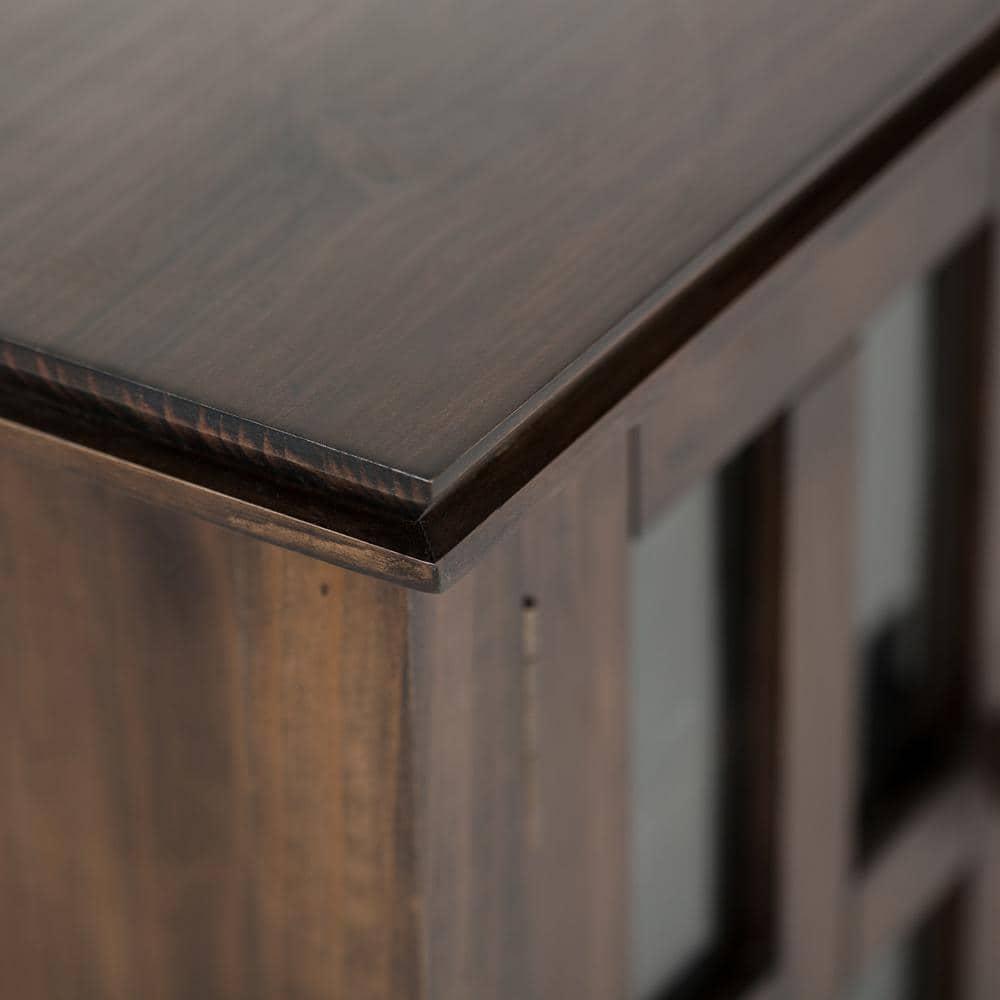 Simpli Home Artisan SOLID WOOD 72 inch TV Media Stand